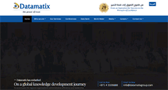 Desktop Screenshot of datamatixgroup.com